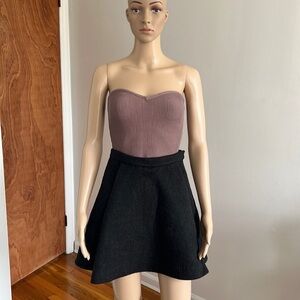 & Other Stories Wool Mohair Mini Skirt Size 4